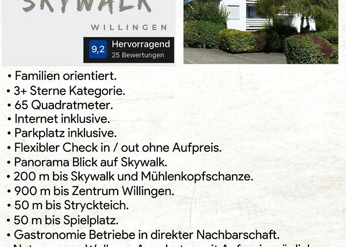 公寓 Skywalk Willingen *